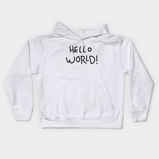 Hello World Kids Hoodie